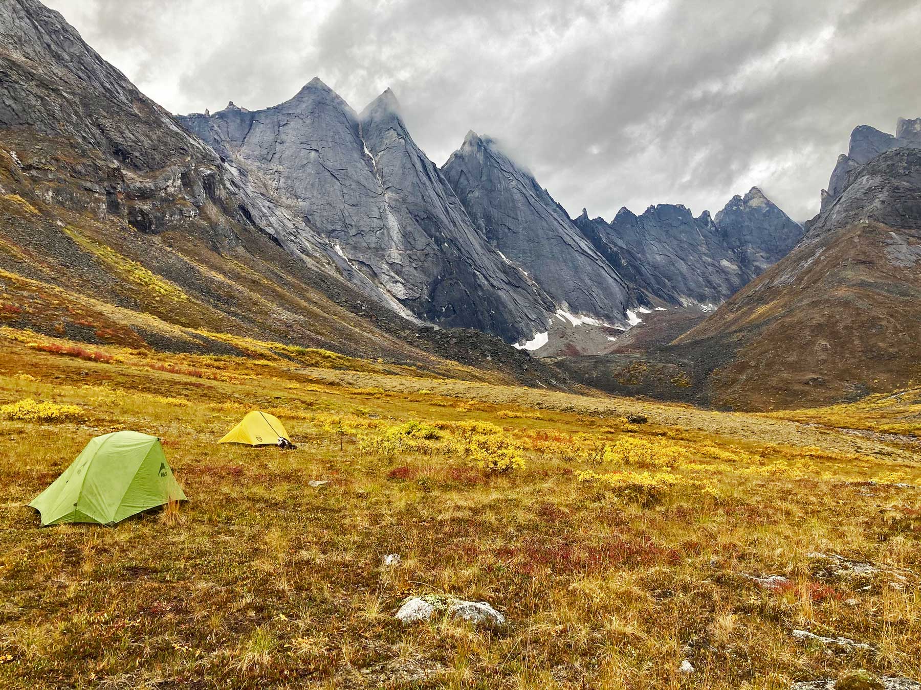 camping gates of the arctic national park alaska